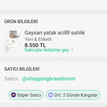 Ürün Teslimatı Sorunu Ve Satıcı Güvenilirliği