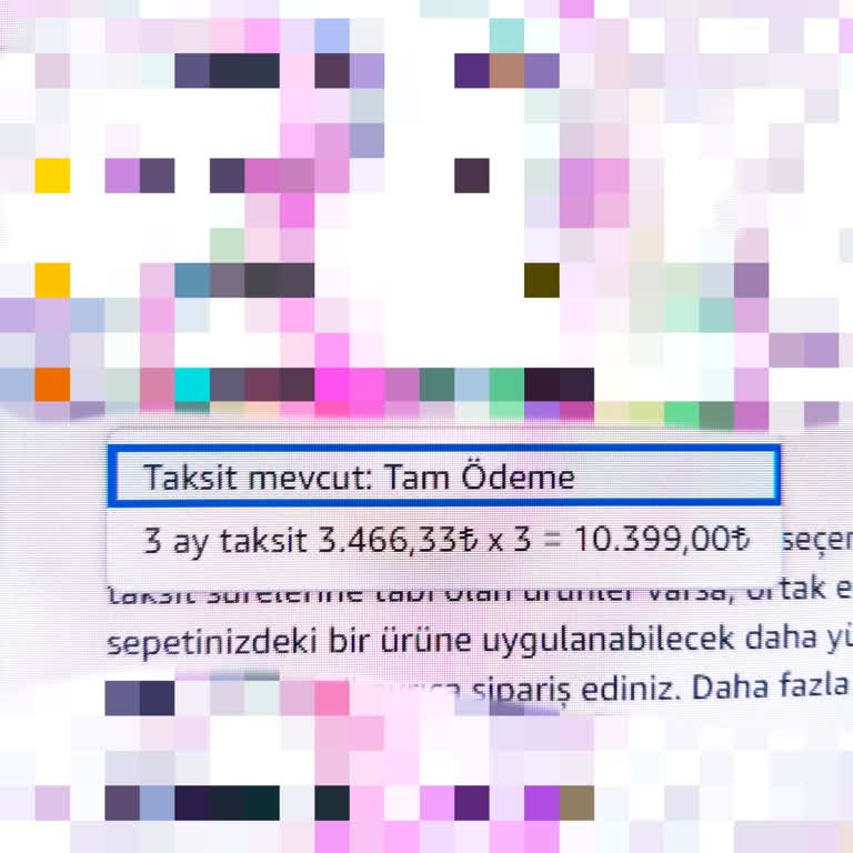 Amazon'da Taksit Sayısı Oyunu: Müşterilere Adil Davranın!