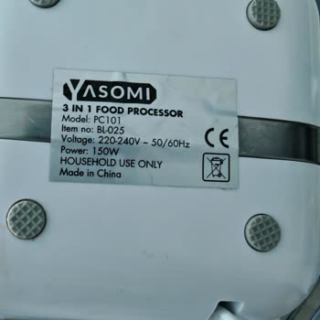 Yasomi Rende Makinesi: Kalitesizlik Ve Müşteri Hizmetlerinde Hayal Kırıklığı