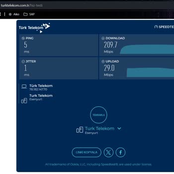 Ethernet Bağlantısında Hız Sorunu Yaşıyorum