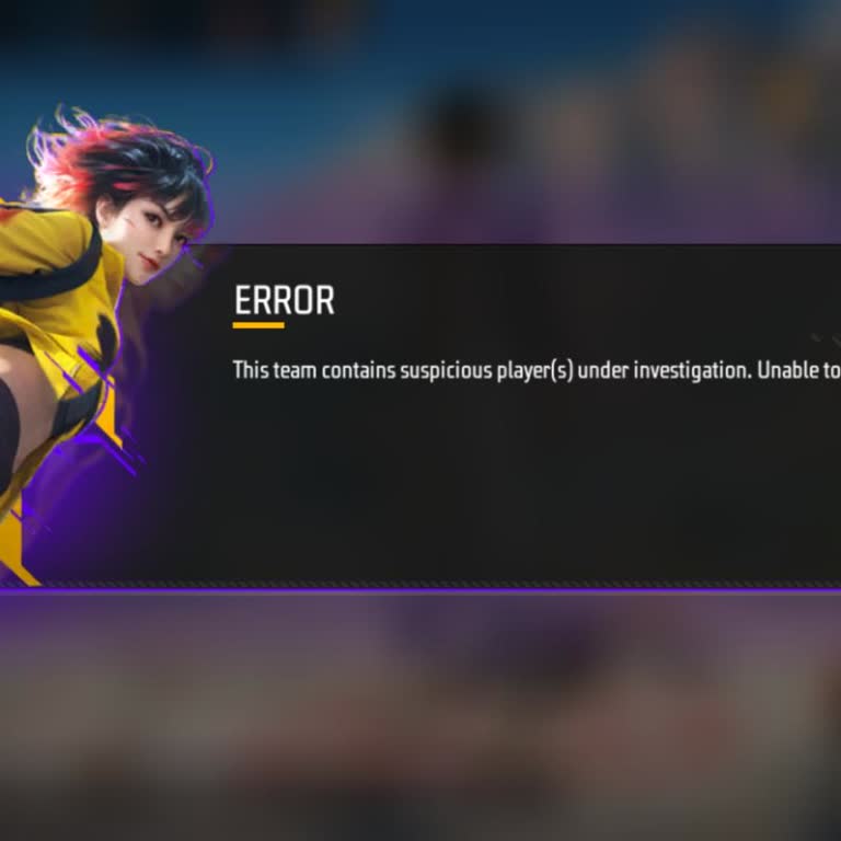 Garena Free Fire Wrongly Flagged My Account and Now I Cannot Join Any Teams