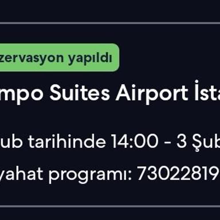 Rezervasyon Tarih Hatası Mağduriyeti