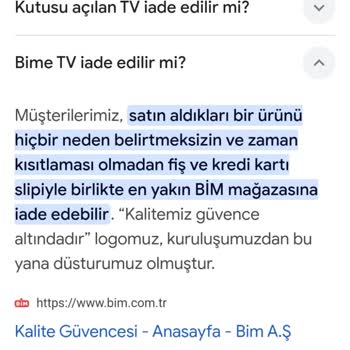 Bulanık Görüntüyle Hayal Kırıklığı: BİM'den İade Sorunu