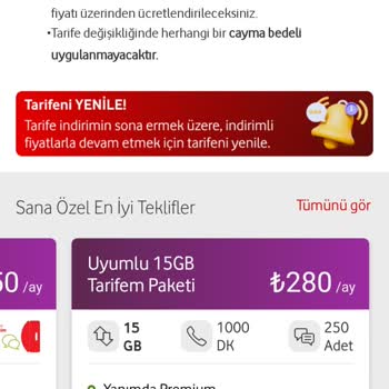 Vodafone Red Tarifesi: Eksik Hizmet Ve Yanıltıcı Bilgilendirme Mağduriyeti