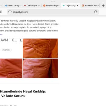Mağazadan Alınan Montun Dikişleri Kısa Sürede Bozuldu