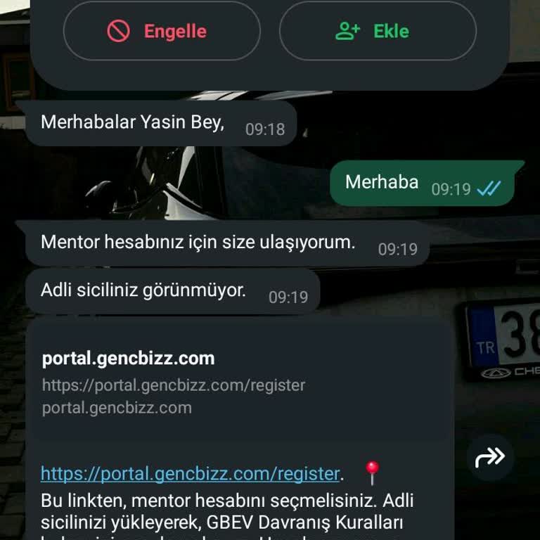 Gençbiz Sitesi Üzerinden Şüpheli Mesaj Ve KDV İade Sorunu