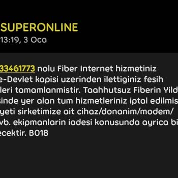 İptal Edilen Abonelik İçin Haksız Fatura Çıkışı