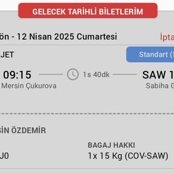 Yanlışlıkla İptal Edilen Uçak Bileti İadesi Sorunu