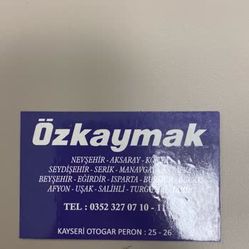 Özkaymak Bilet İptalinde İletişim Sorunu