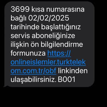 Türk Telekom İzinsiz Başlatılan Üyelik Ve Haksız Fatura Ücreti
