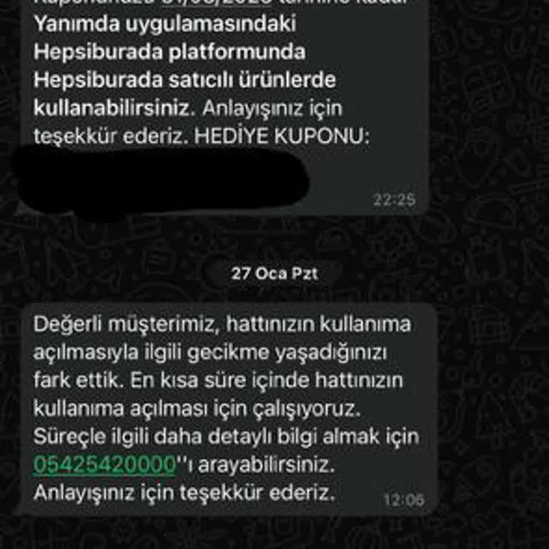 Sim Kart Aktivasyonu Yapılamıyor Müşteri Hizmetleri Yetersiz