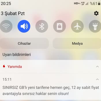 Yanıltıcı Tarife Bildirimleriyle Karşılaştım