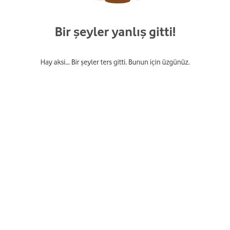 Vodafone Hediye Çarkı Uygulaması Çalışmıyor