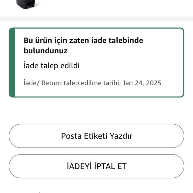 Kırık Ürün Ve İade Sürecinde Yaşanan Sorunlar