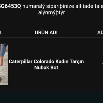 Yanlış İade İşlemi Ve Geciken Kargo