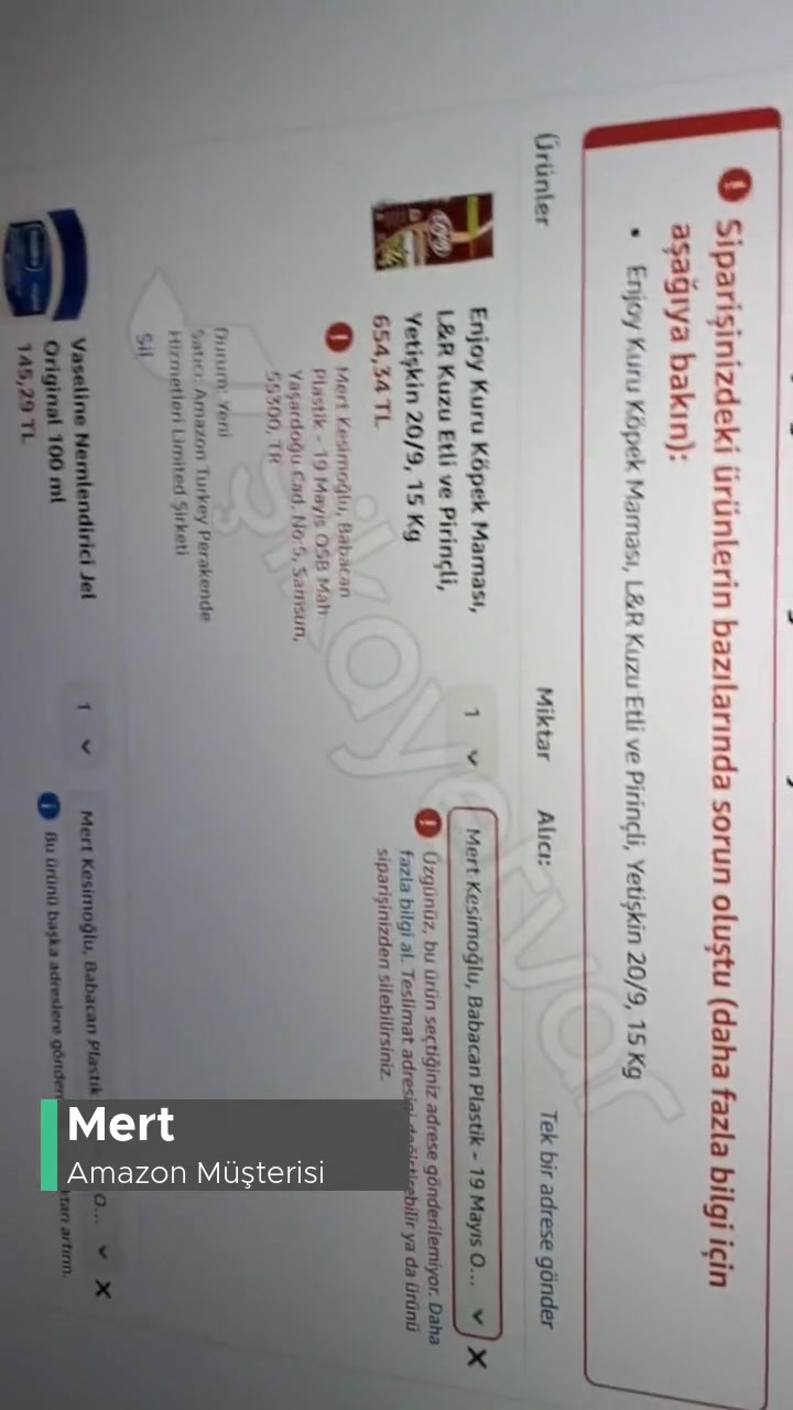 Amazon Bu Adrese Teslim Edilemez! videonun kapak resmi