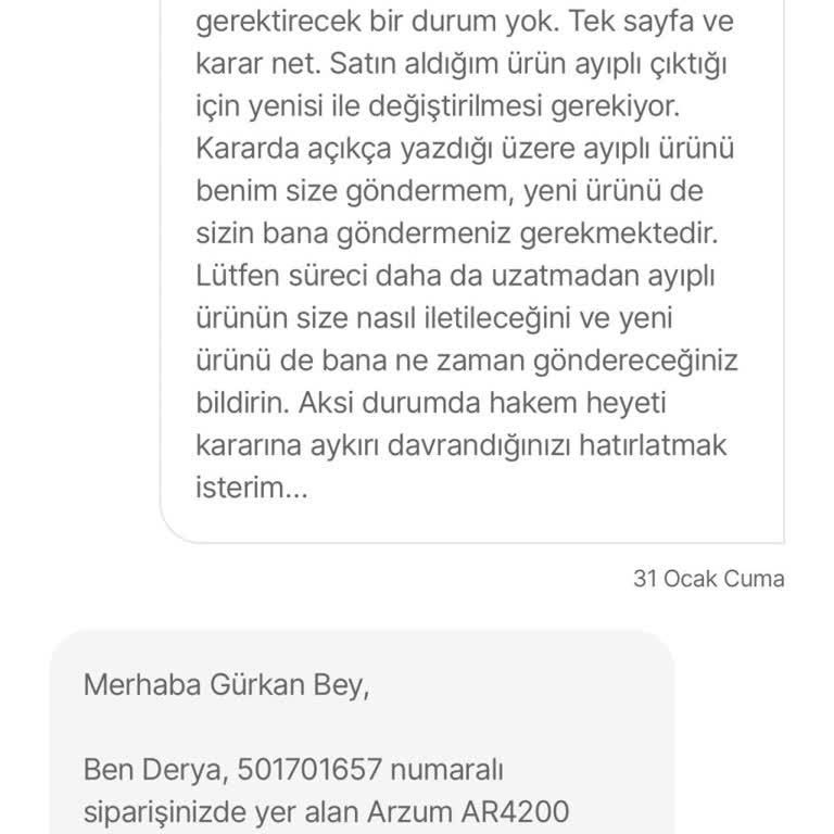 Hepsiburada'nın Ayıplı Ürün Değişimindeki İhmali