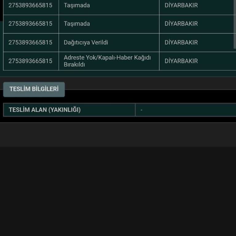 PTT Kargo'nun Teslimat Sorumsuzluğu Ve İletişim Eksikliği