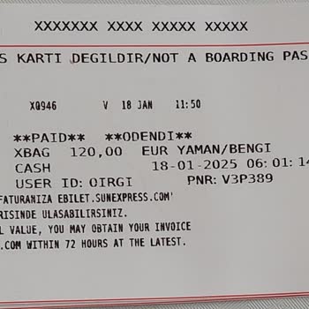 Sunexpress'in Online İşlem Sorunu Ve Ek Ücret Mağduriyeti