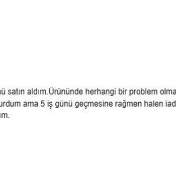 Kusurlu Ürün Ve İade Sorunu: Gardrops'tan Yanıtsız Kaldım