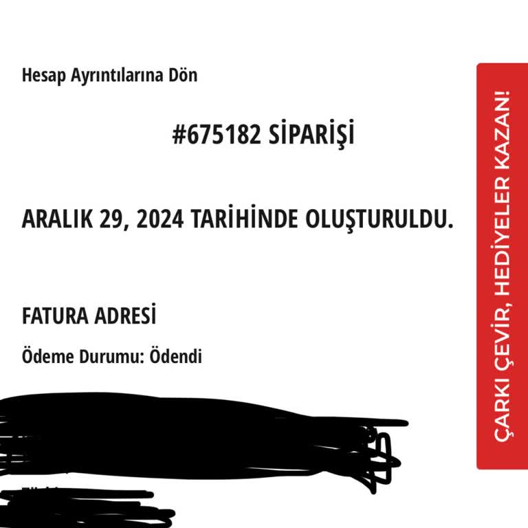 Touche'den Eksik Ürün Ve Geciken Para İadesi