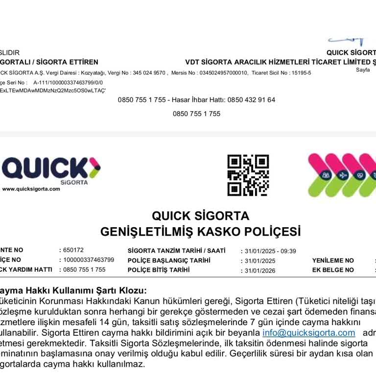 Kasko Poliçesi İptalinde Yaşanan Sorunlar