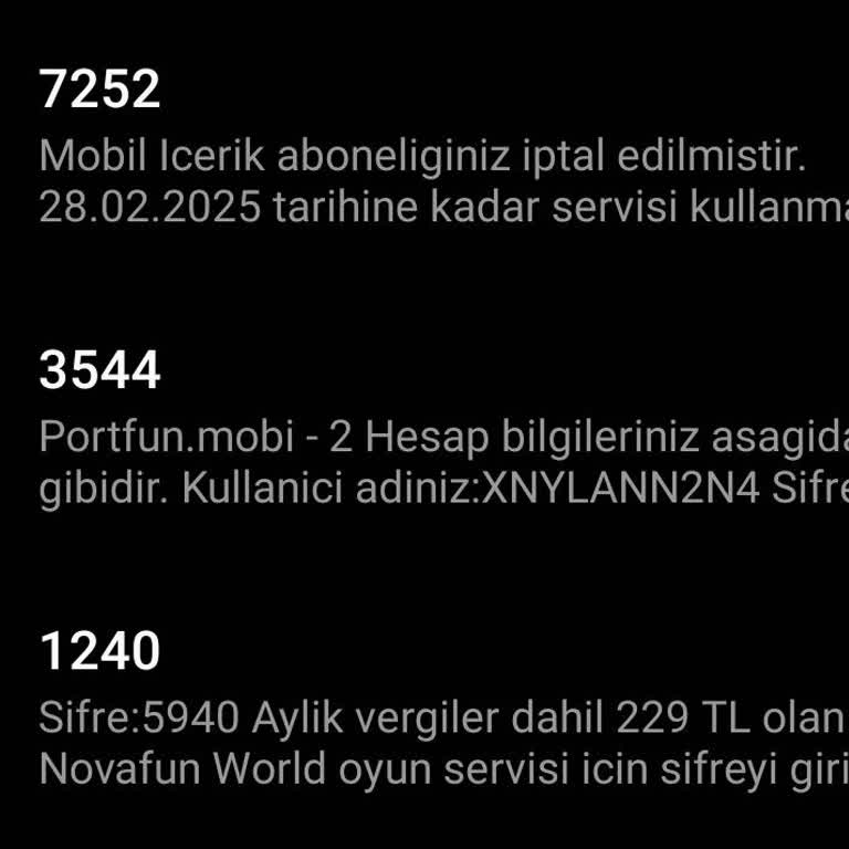 Beklenmedik Abonelik Ücretleri