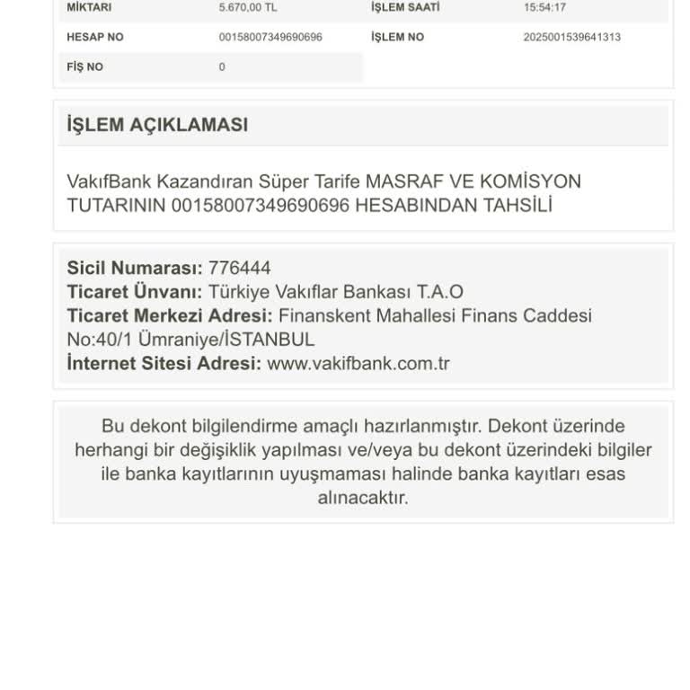 Haksız Kesilen Ücretin İadesi Talebi
