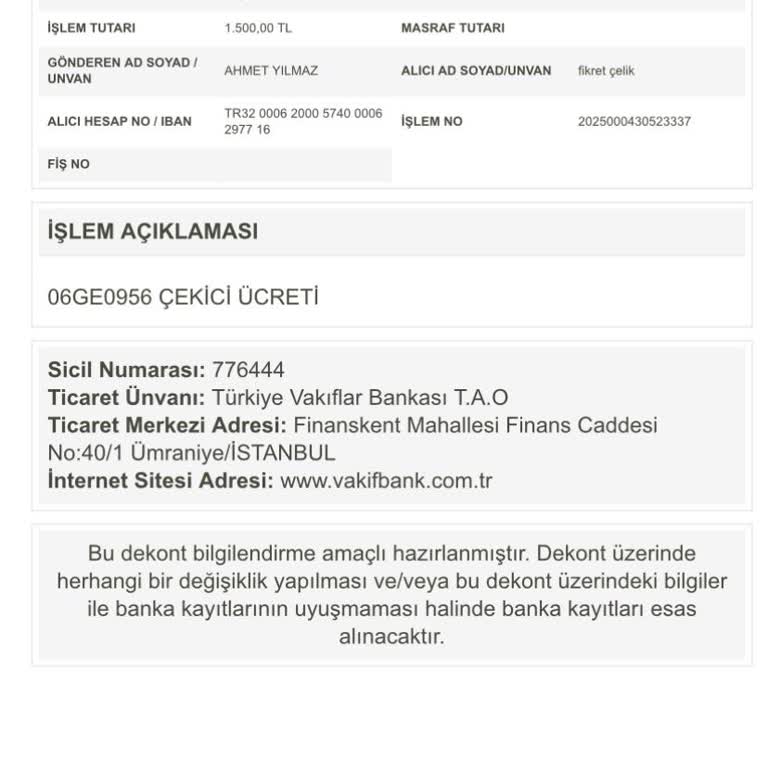 Türkiye Sigorta Çekici Hizmeti Mağduriyeti
