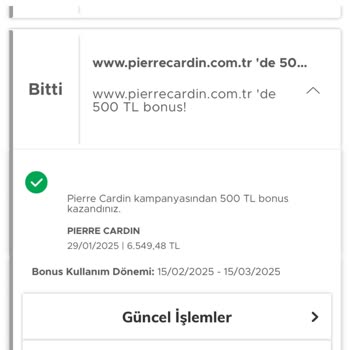 Garanti BBVA Bonus Kampanyası Mağduriyeti