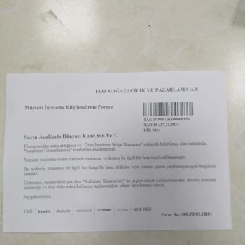 Ayakkabı Dünyası'ndan Aldığım Üründe Hızlı Deformasyon