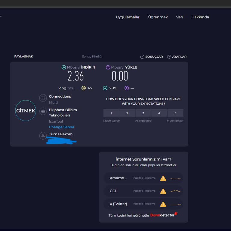 Türk Telekom İnternet Hız Problemi