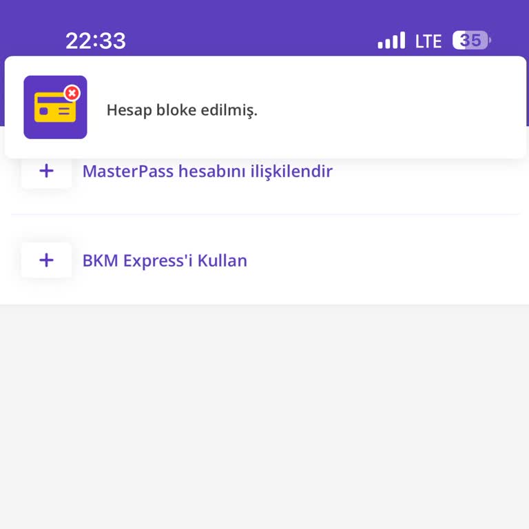 Masterpass Hesap Blokesi: Acil Çözüm Bekliyorum
