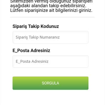 E-ticaret Sitesinden Yanıtsız Sipariş Süreci