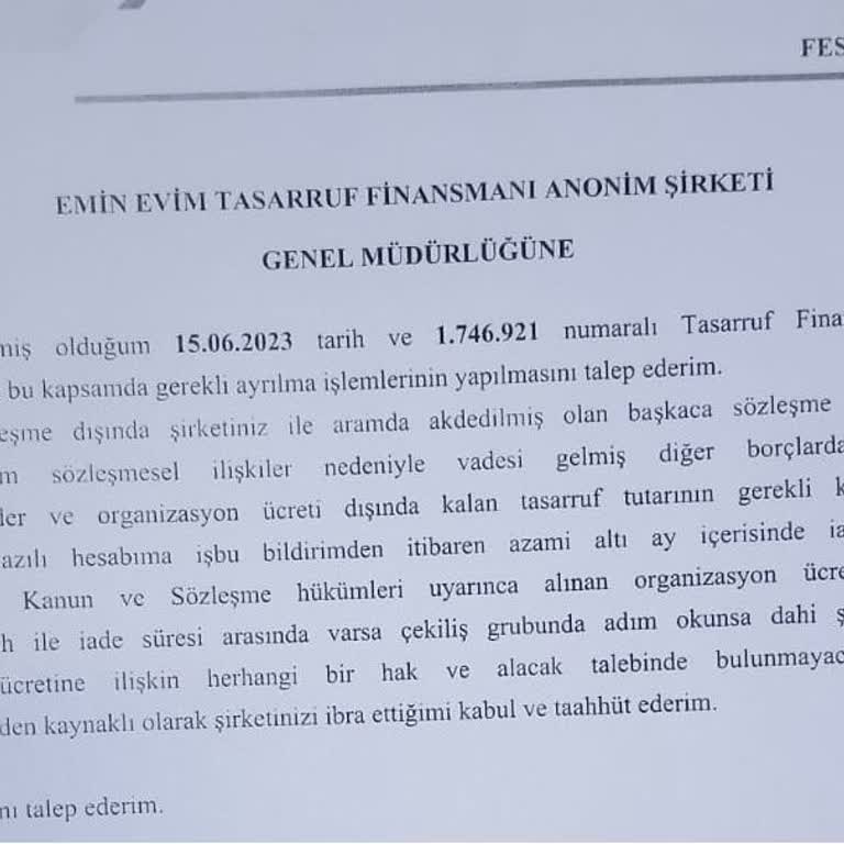 Eminevim'de Organizasyon Ücreti Ve Şeffaflık Sorunları