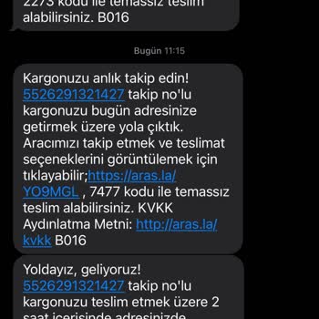Aras Kargo'nun Adres Yanlışlığı Ve İletişim Eksikliği!