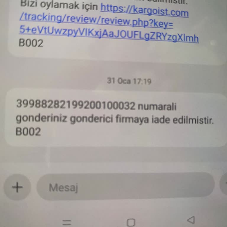 Kargo Karmaşası Ve İletişim Sorunları