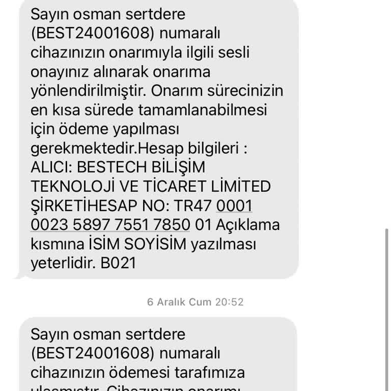 Yanıltıcı Servis Ve İletişim Sorunları