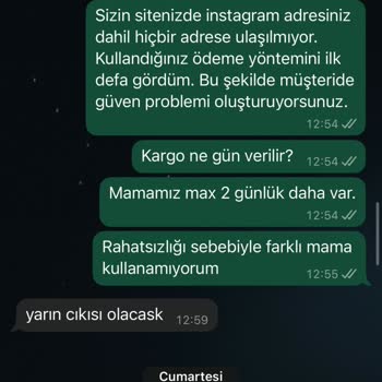 Kedi Maması Siparişimde Yaşadığım Sorunlar Ve Müşteri Hizmetleri İlgisizliği