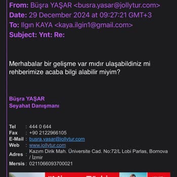 Jolly Tur İle Dubai'de Yaşanan İletişim Ve Organizasyon Sorunları