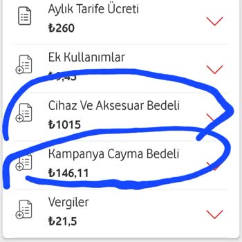 Teslim Edilmeyen Cihazın Faturaya Yansıması