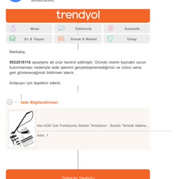 Buharlı Temizleme Makinesi Mağduriyeti: İade Ve Ücret Sorunu
