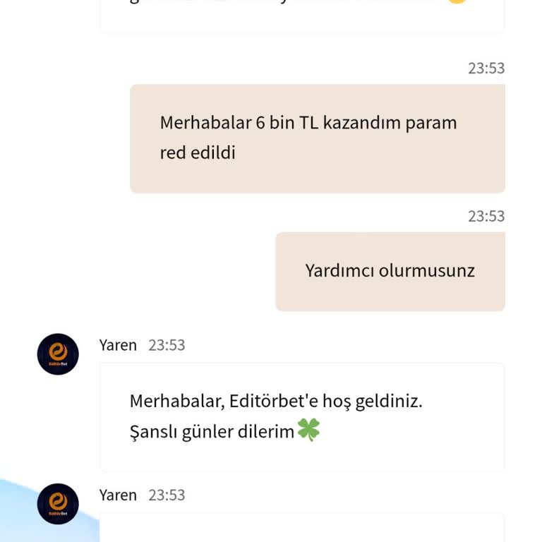 Kazandığım Para Geri Verilmiyor!