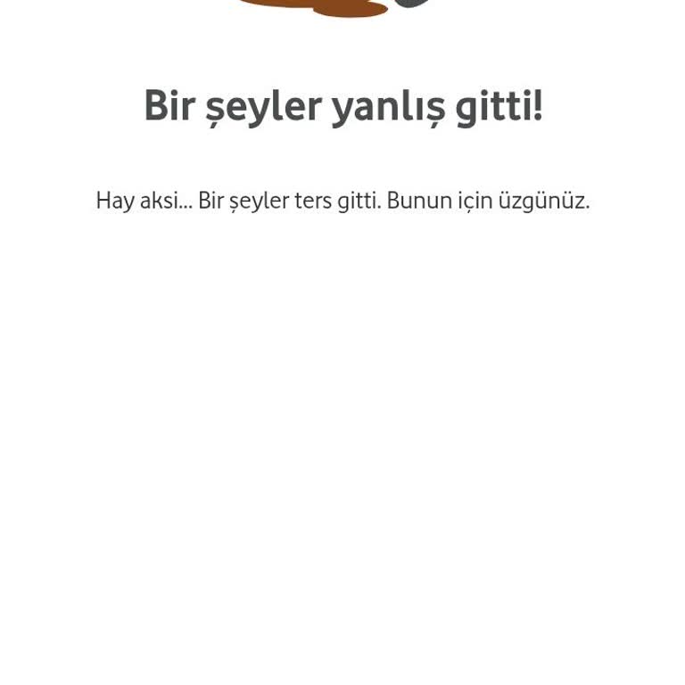 Vodafone Çark Çevirme Hakkımı Kullanamıyorum