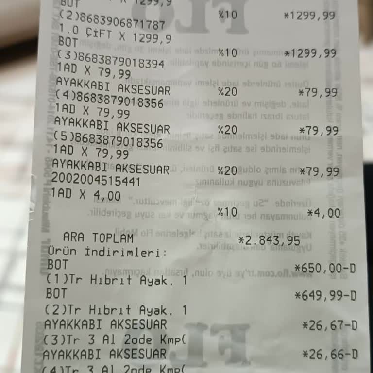 FLO'dan Alınan Botların Değişim Sorunu