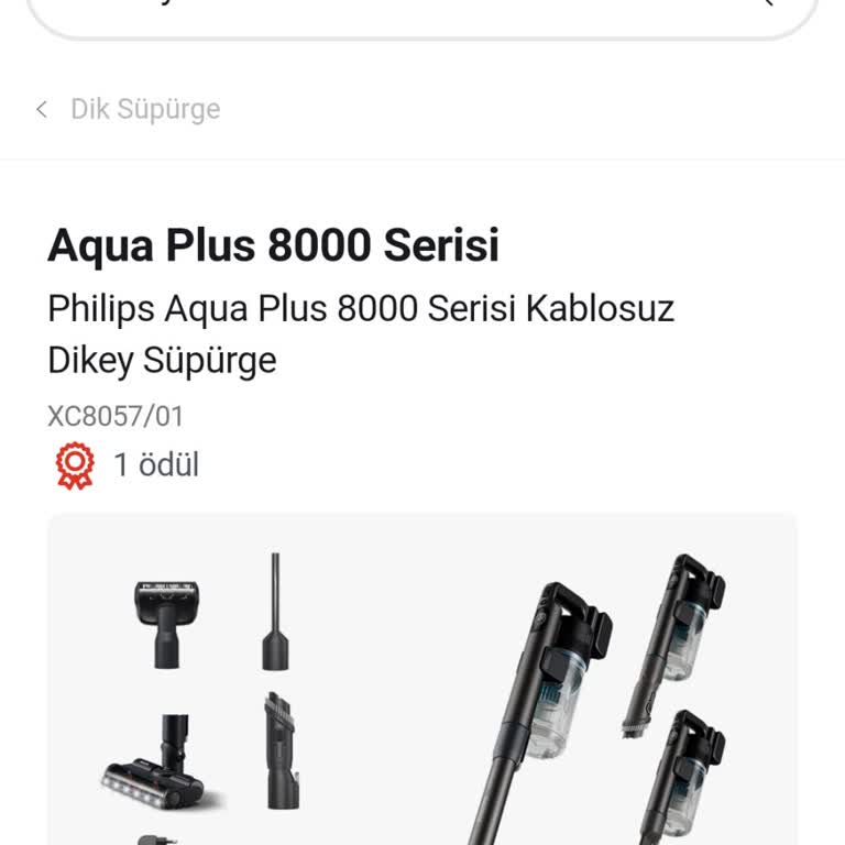 Philips 8000 Süpürgenin Yedek Parçası Gelmiyor