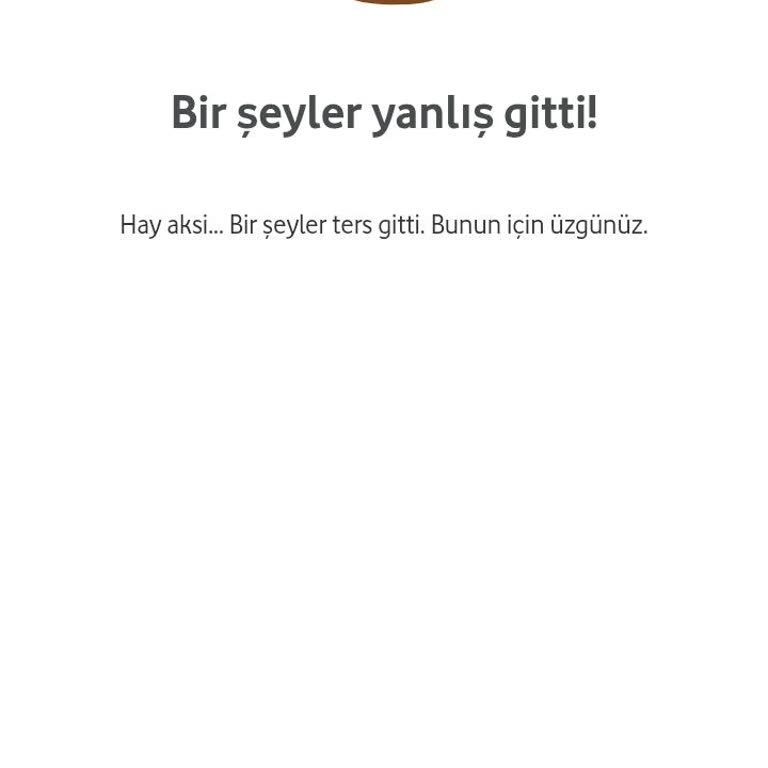 Vodafone Hediye Çarkı Uygulaması Sürekli Hata Veriyor