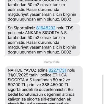 Yanlış Sigorta Poliçeleri Hakkında Sürekli SMS Alıyorum