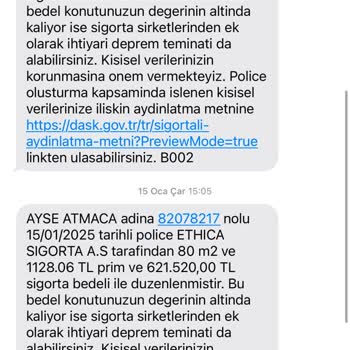 Yanlış Sigorta Poliçeleri Hakkında Sürekli SMS Alıyorum