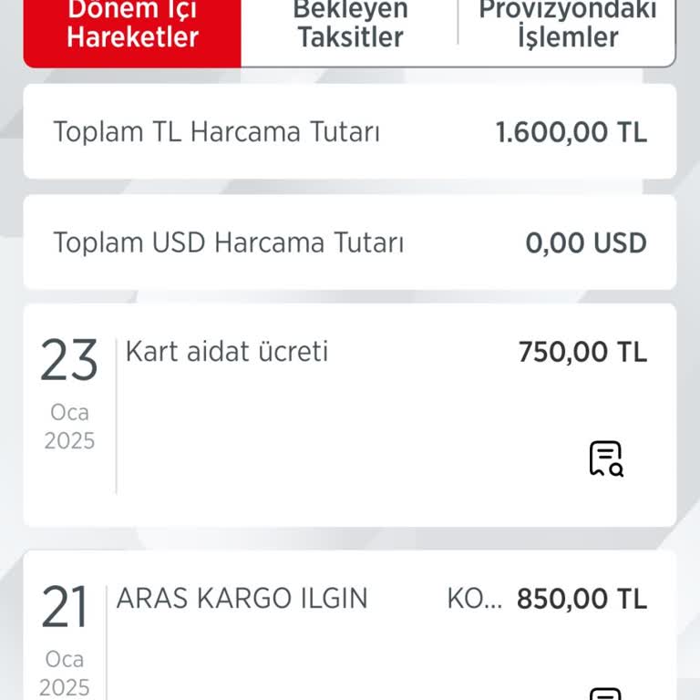Haksız Kart Aidatı Kesintisi